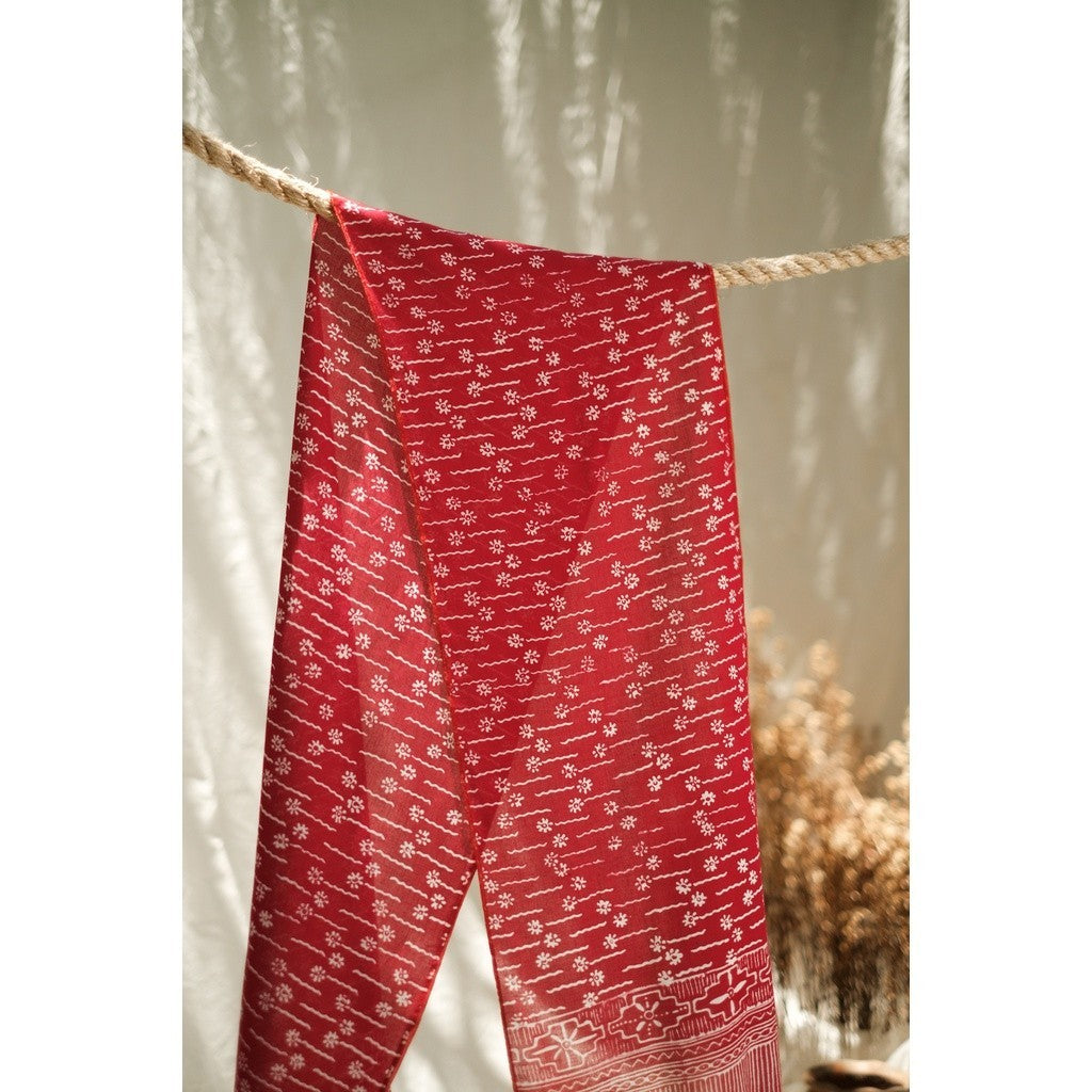 Scarf Batik D52 Red