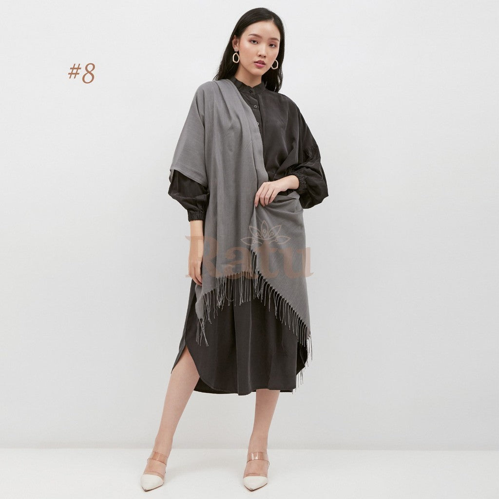 Plain Pashmina Cashmere 08