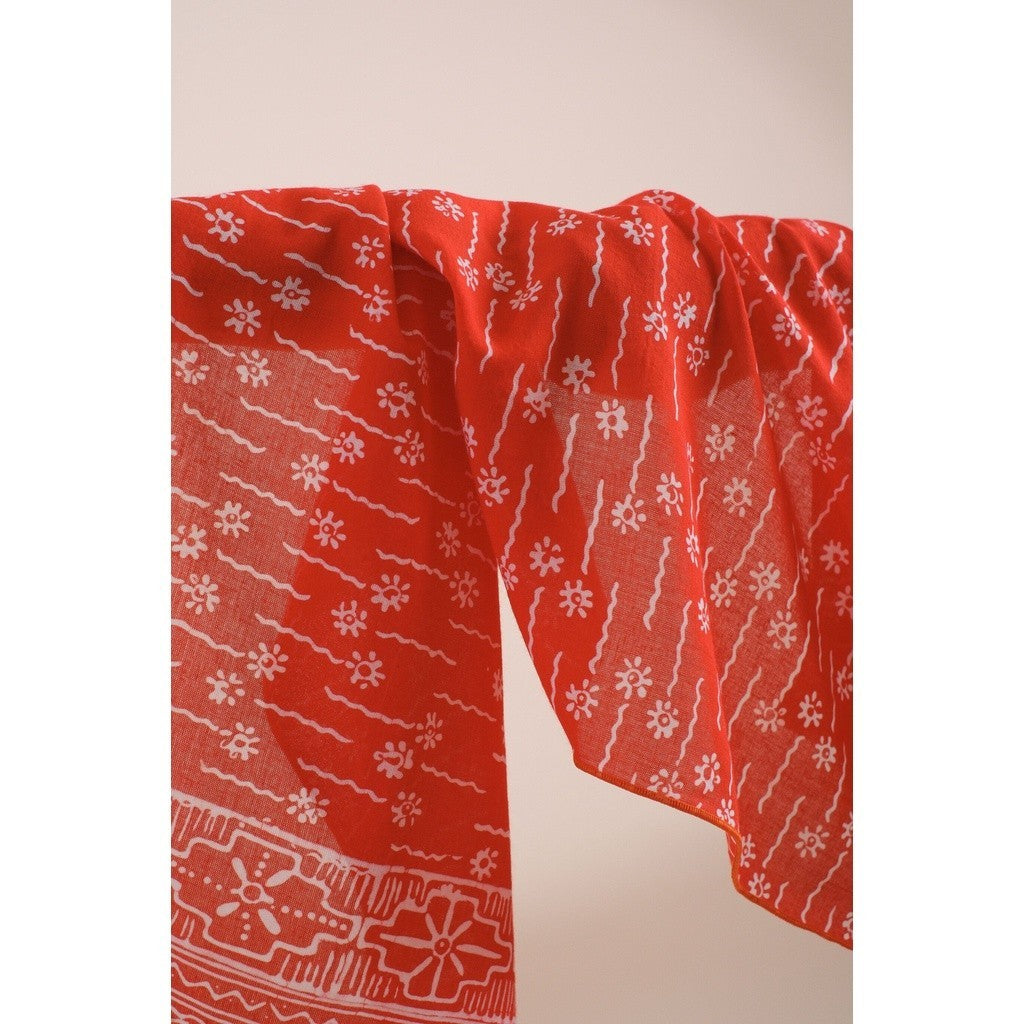 Scarf Batik H52 Orange