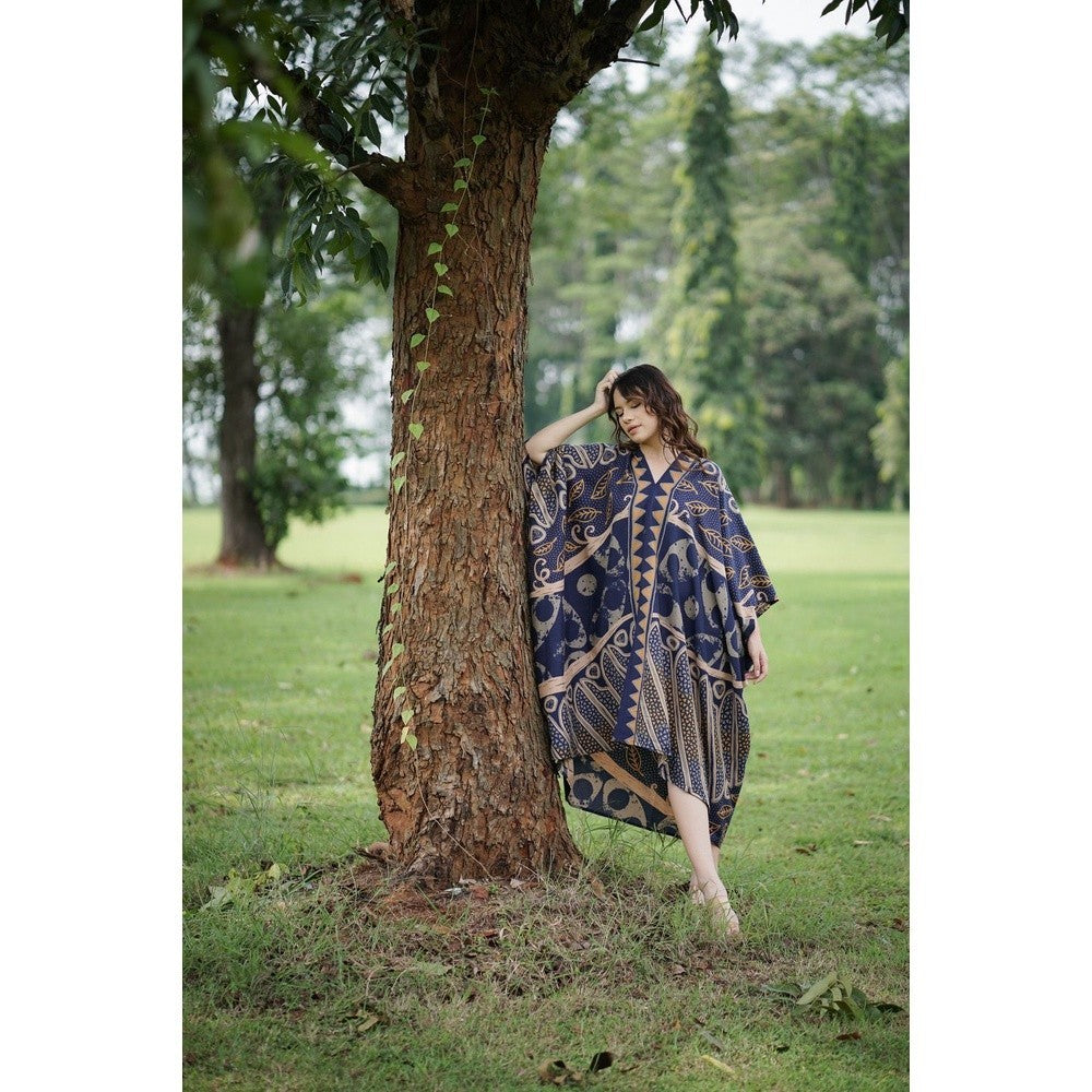 Amira Kaftan Dress Batik 16