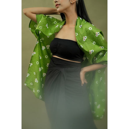 Manika Outer - Leafy Green
