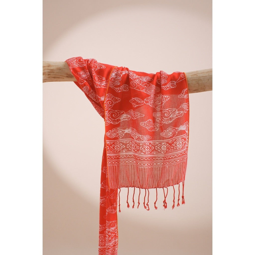 Scarf Batik H11 Orange