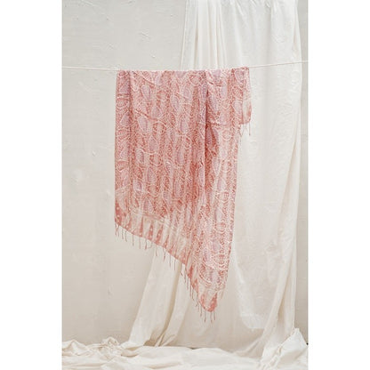 Selendang Batik Sutra Purple 01
