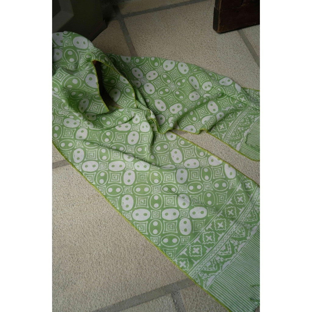 Scarf Batik TCi Kawung 1 Green