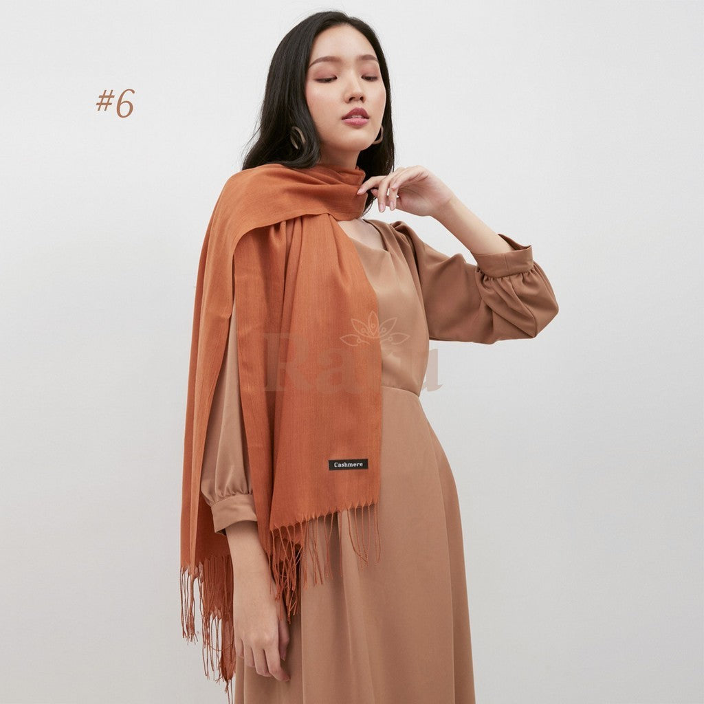 Plain Pashmina Cashmere 06