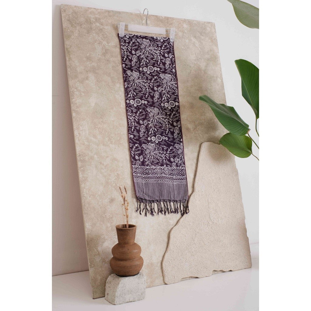 Scarf Batik U71 Purple
