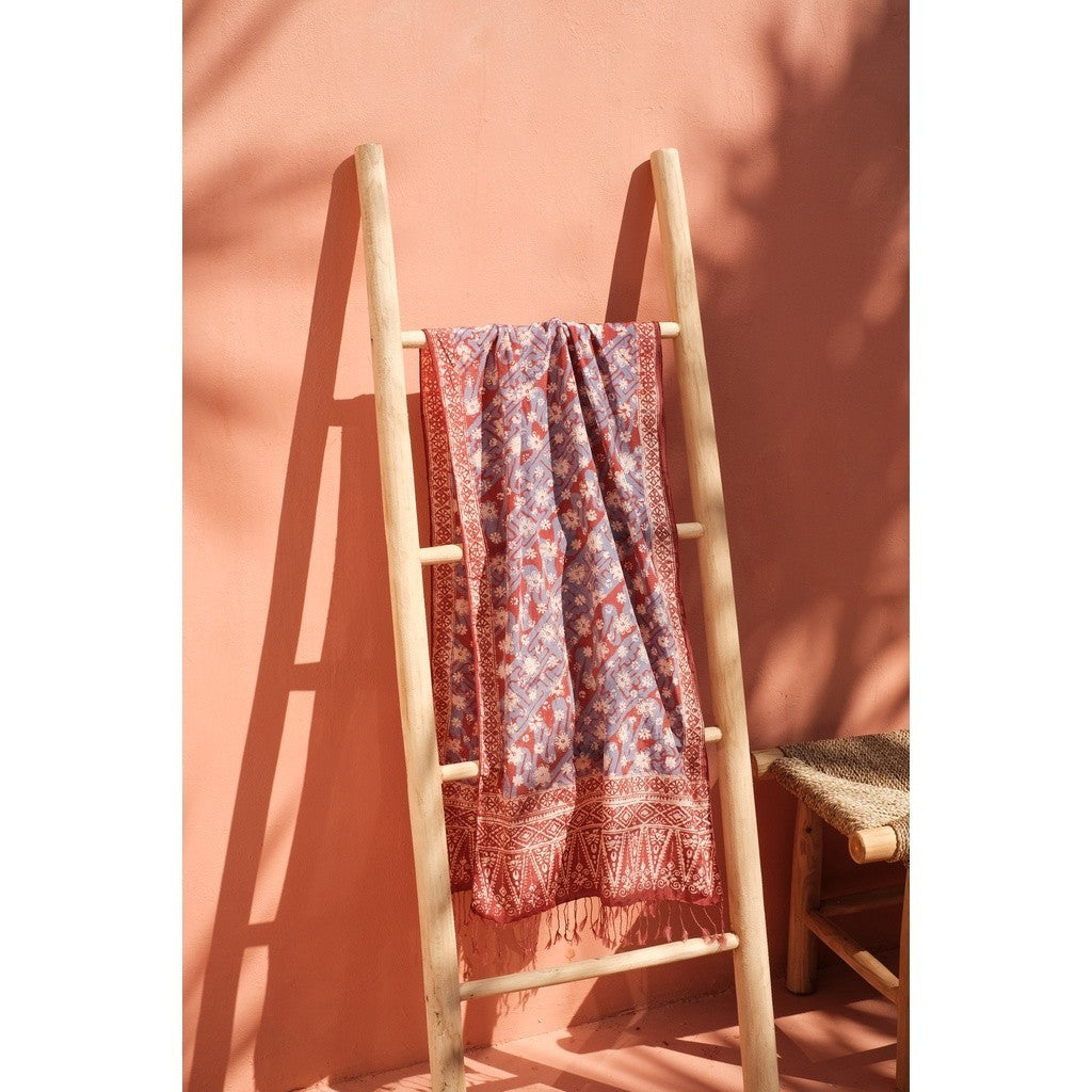Scarf Batik Melati Parang - Pink