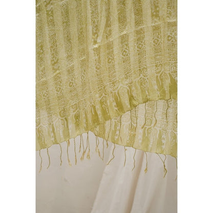 Selendang Batik Sutra Green 04