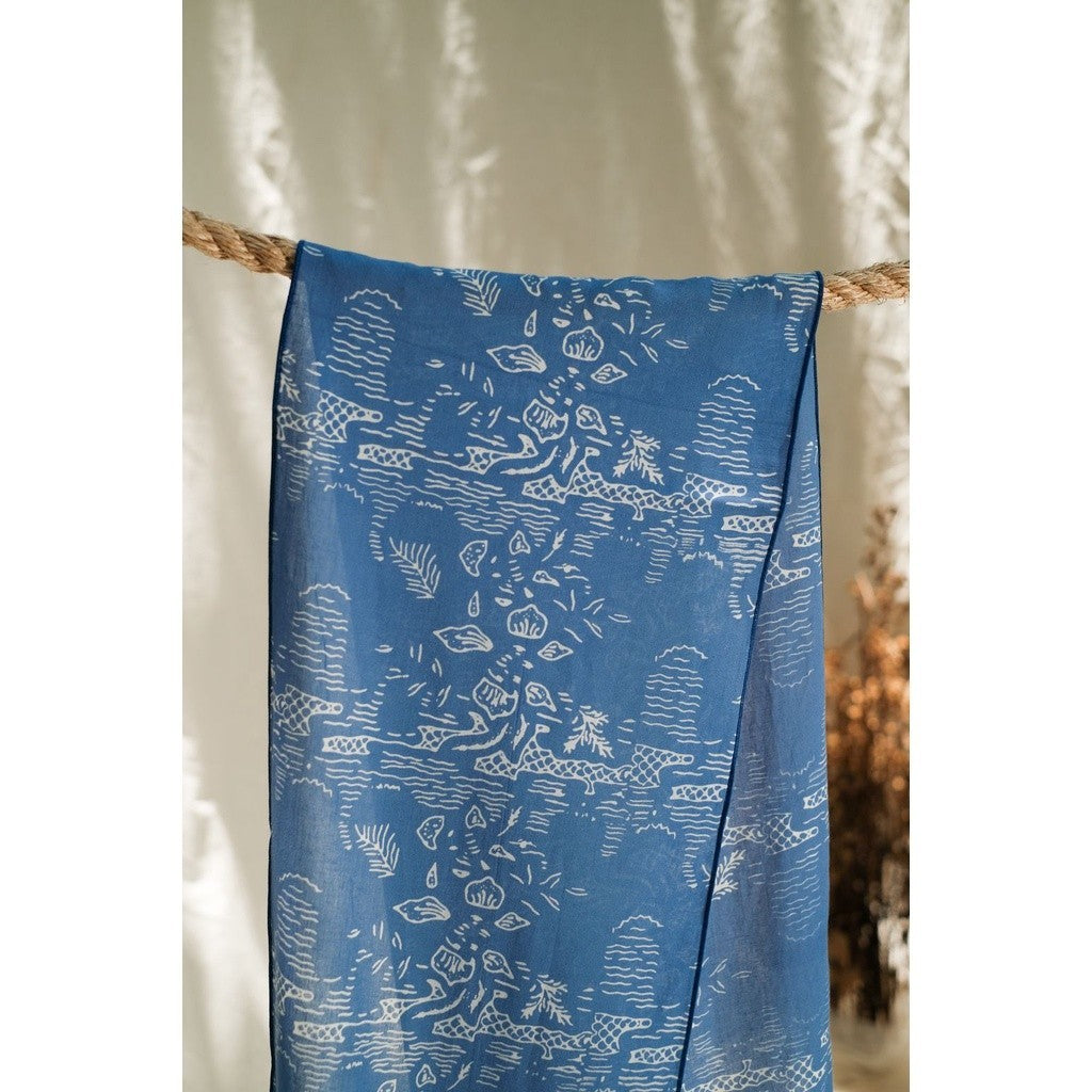 Scarf Batik B7 Blue