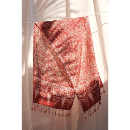 Scarf Batik Ganggang Kombinasi - Pink