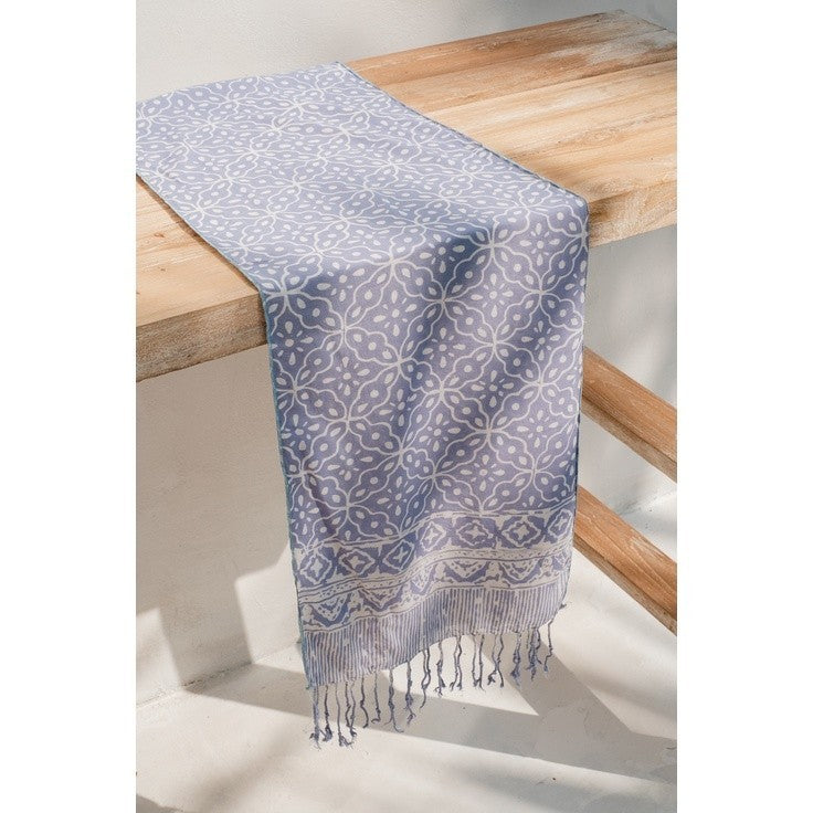 Scarf Batik TCGR Kawung 2 Grey