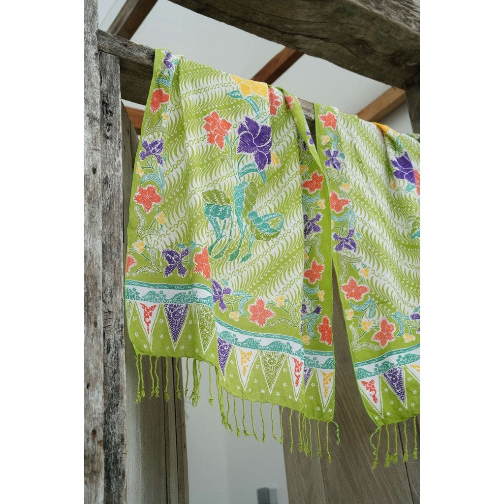 Selendang Batik Encim Parang 2 Green