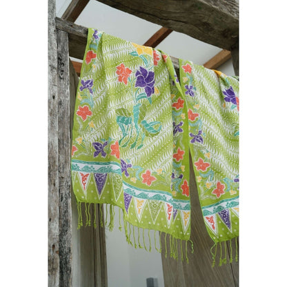 Selendang Batik Encim Parang 2 Green