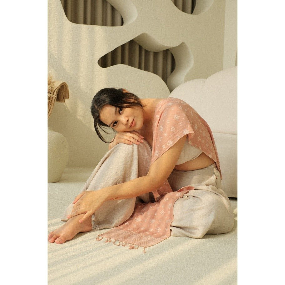 Scarf Batik L53 Cream