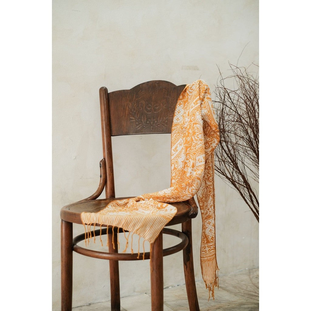 Scarf Batik TCK Sekar Jagad Yellow