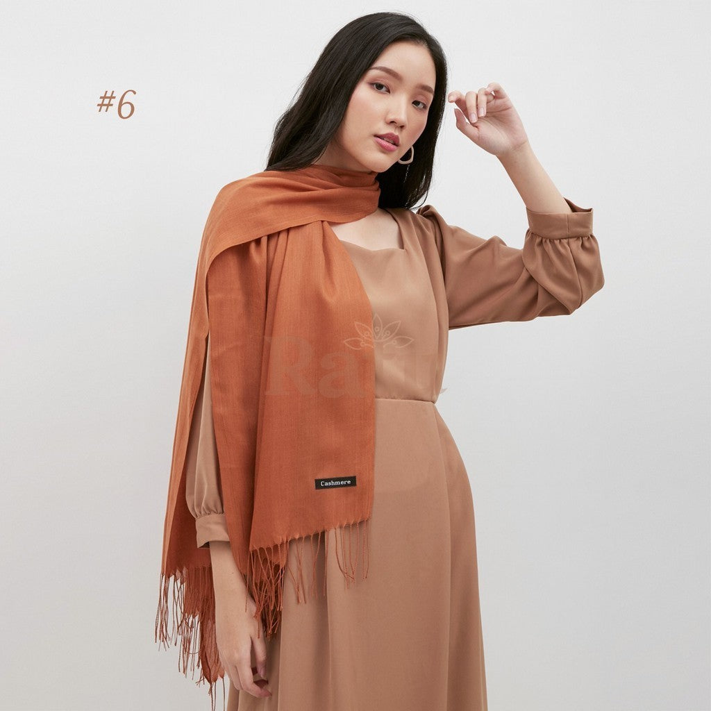 Plain Pashmina Cashmere 06