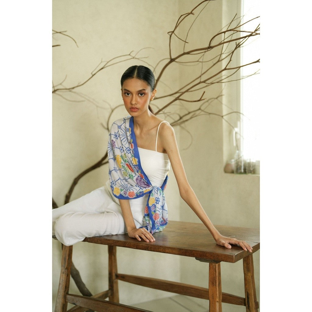 Selendang Batik Encim Kawung
