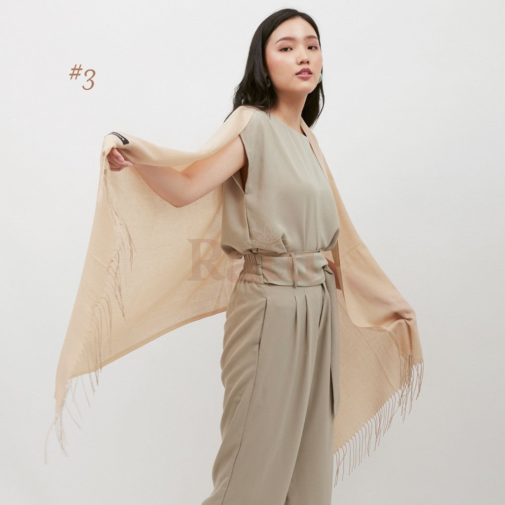 Plain Pashmina Cashmere 03