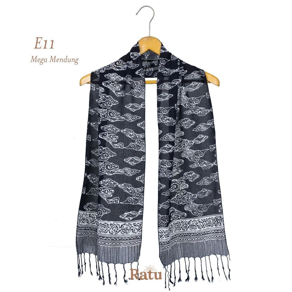 Scarf Batik E11 Black