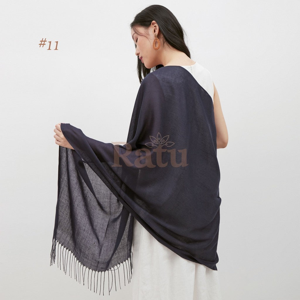 Plain Pashmina  Cashmere 11