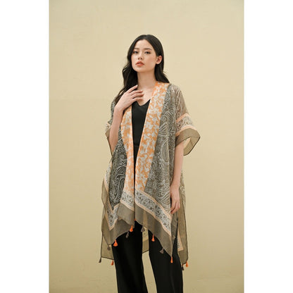 (DEFECT SALE) BATIK RATU - Laksmi Brown Outer