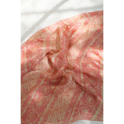 Syal Batik Sutra Parang Bunga - Pink - 45