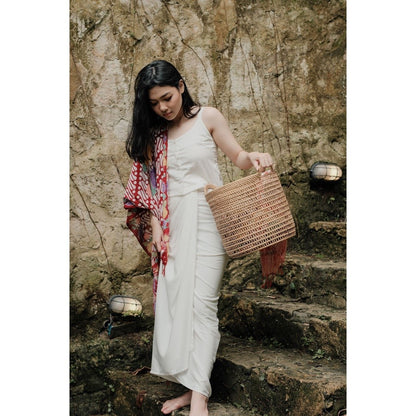 Selendang Batik Encim Red