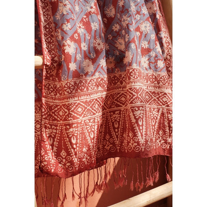 Scarf Batik Melati Parang - Pink