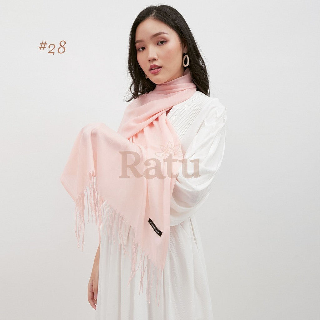 Plain Pashmina Cashmere 28