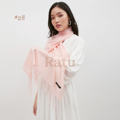 Plain Pashmina Cashmere 28