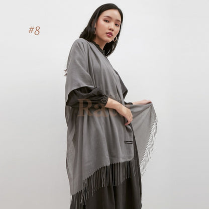 Plain Pashmina Cashmere 08