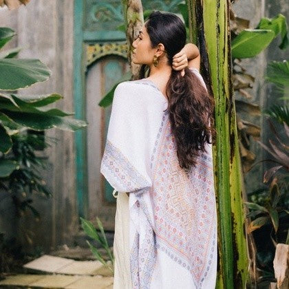 Isyana in White Outer