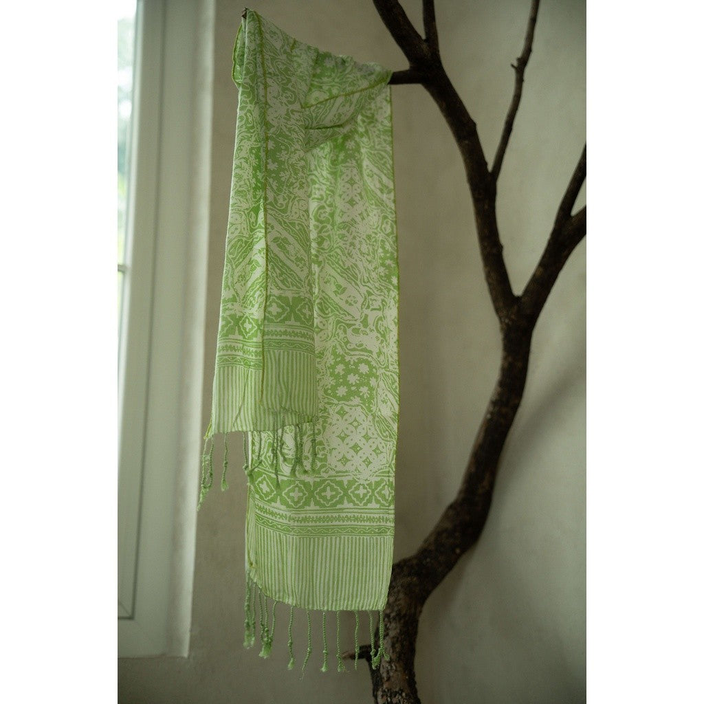 Scarf Batik TCi Sekar Jagad Green