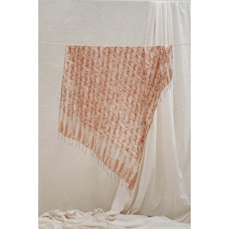 Selendang Batik Sutra Cream 04