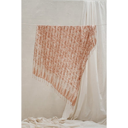 Selendang Batik Sutra Cream 04