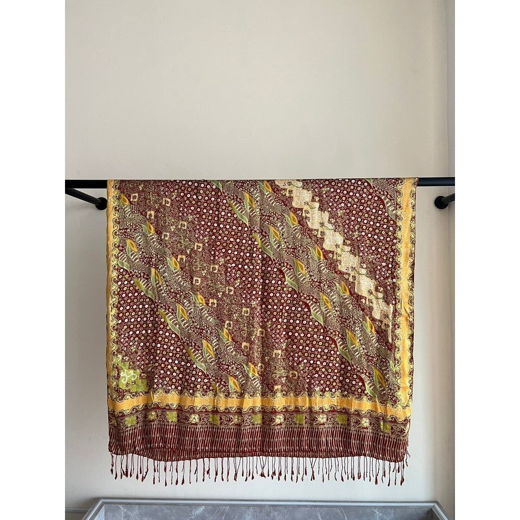 Selendang Sutra Batik Tulis 29