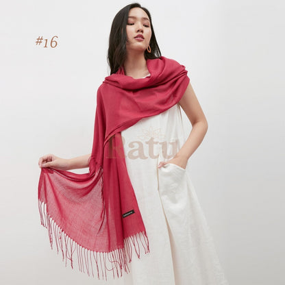 Plain Pashmina 16