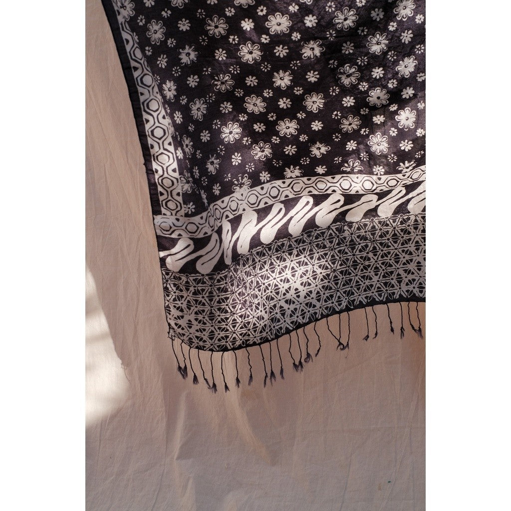 Scarf Batik Melati - Blue