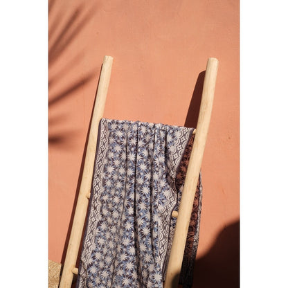 Scarf Batik Kawung - Greyish Blue