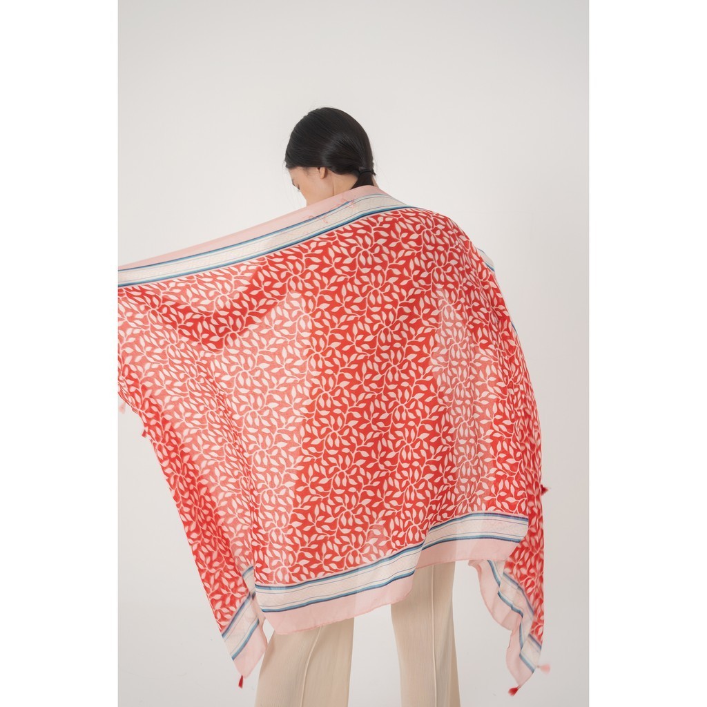 Salma in Red Shawl