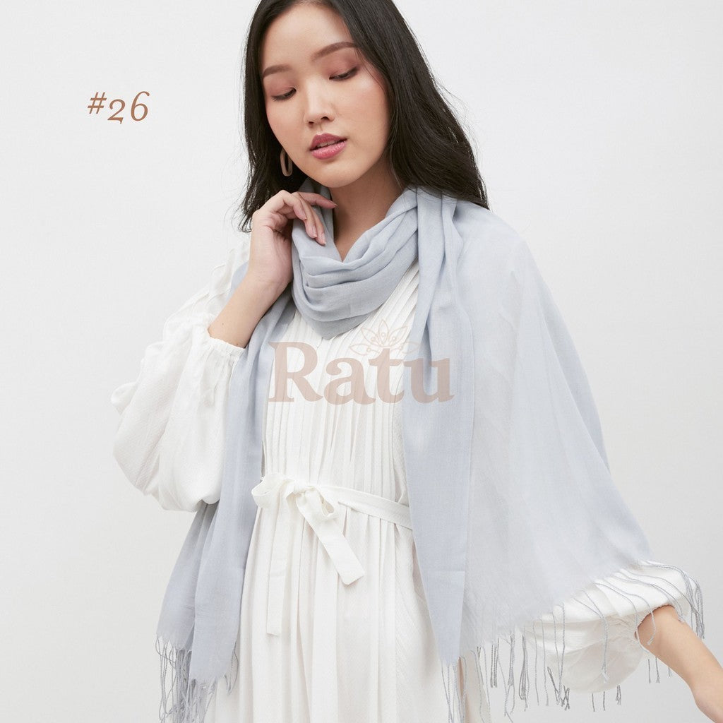 Plain Pashmina Cashmere 26