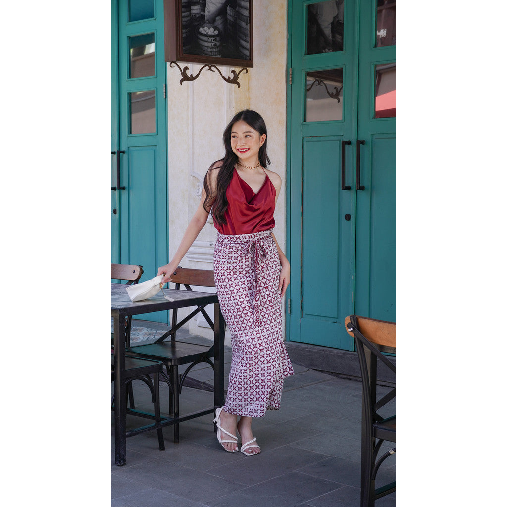 Jane Rok Lilit in Red - Batik Kawung