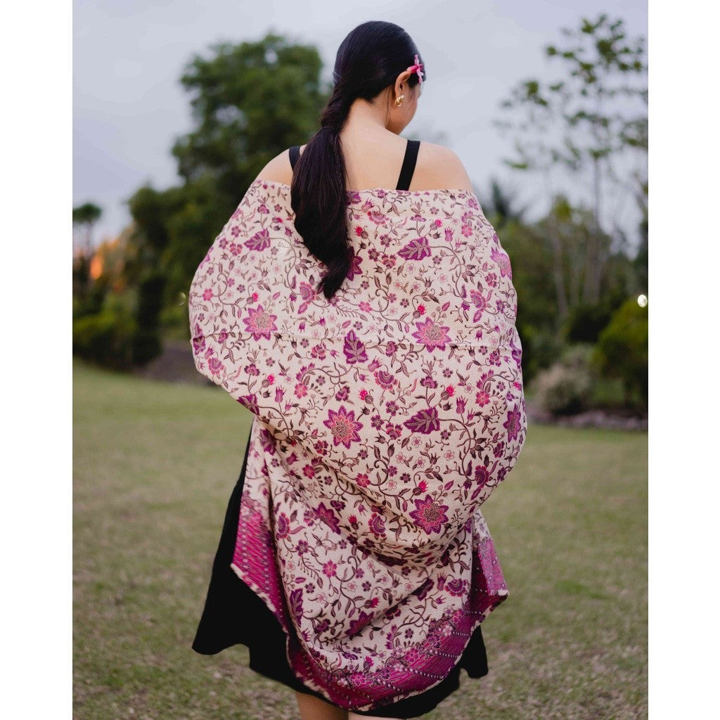 Sekar Purple Batik Outer