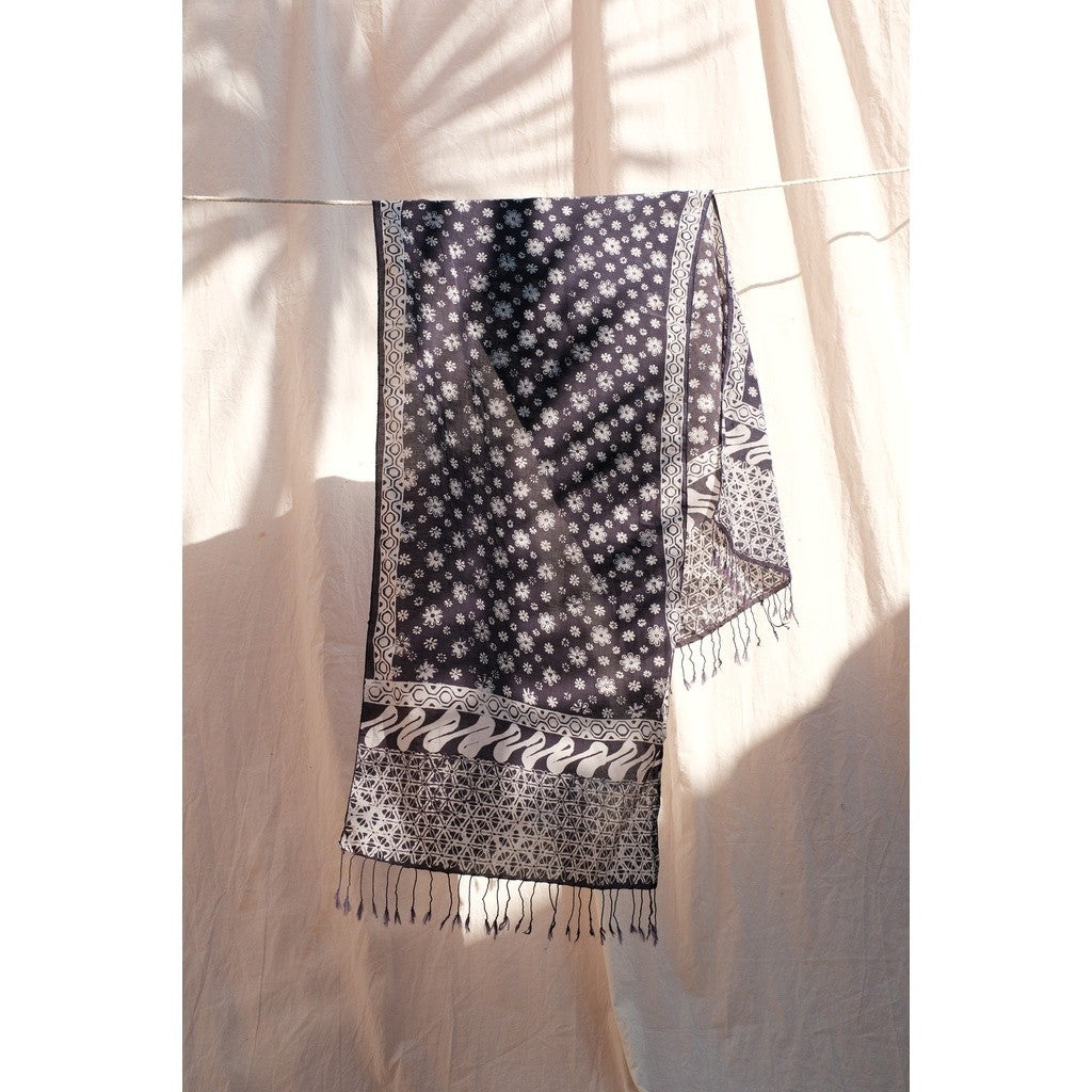 Scarf Batik Melati - Blue