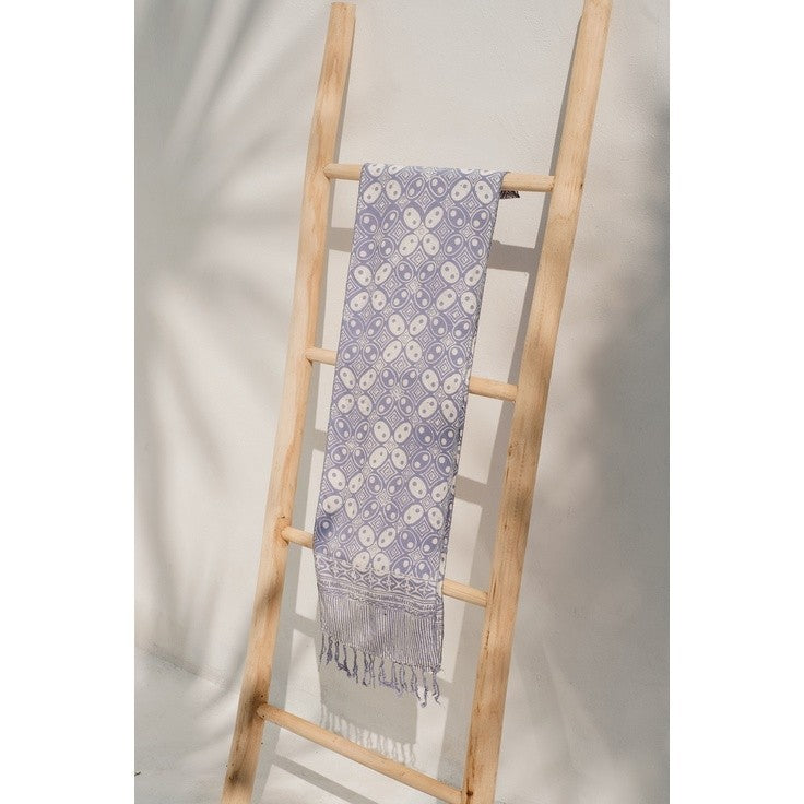 Scarf Batik TCGR Kawung Grey