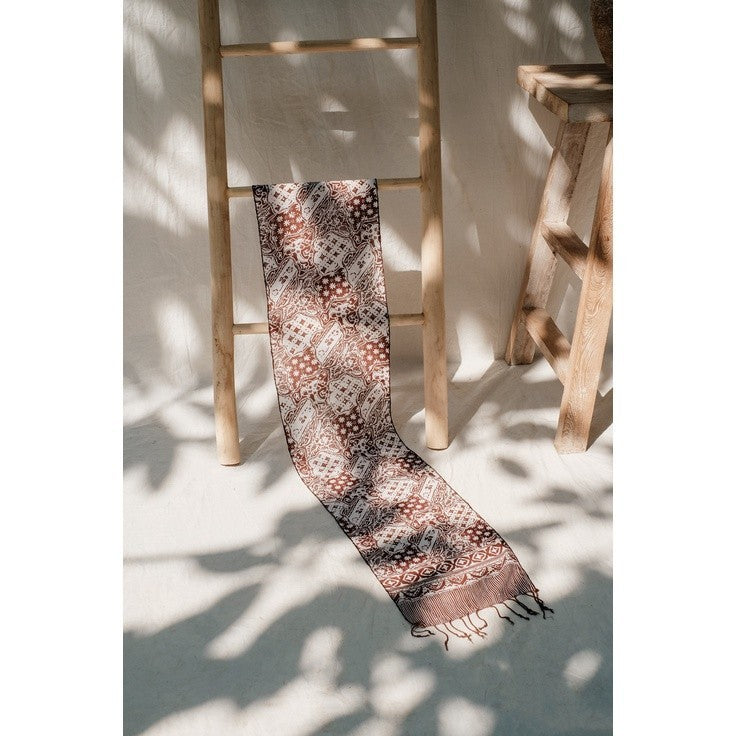 Scarf Batik TCR Sekar Jagad Brown