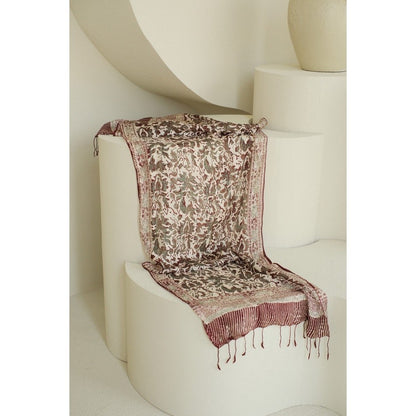 Syal Batik Sutra Taman Baluran - Green
