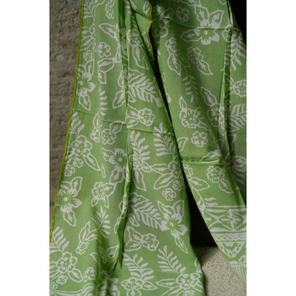 Scarf Batik TCi Daun 2 Green