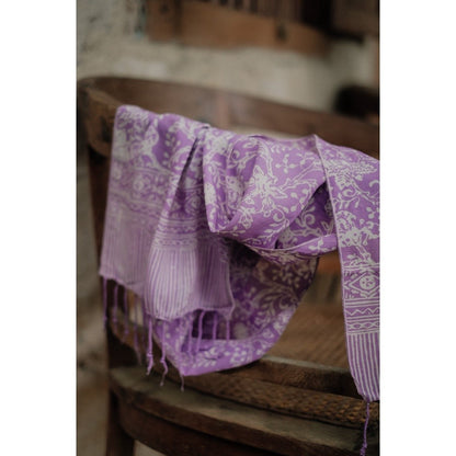 Scarf Batik J80 Purple