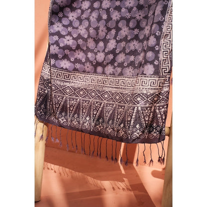Scarf Batik Dot Melati - Purple